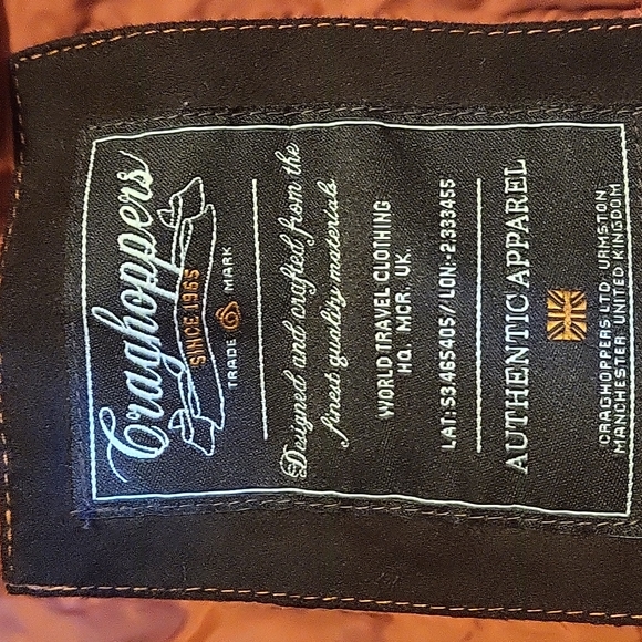 Craghoppers Hepworth Blended Wool Double Zipper Jacket US 4 Almond Beige - Picture 2 of 7